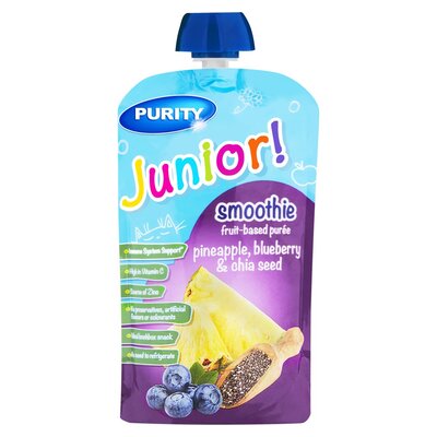 Purity Junior Pineapple, Blueberry & Chai Seed 110ml