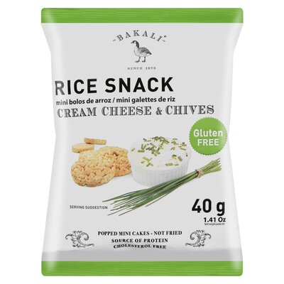Bakali Mini Rice Snack Chees e and Chive 40g