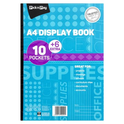 PnP Display Book A4 10 + 6 Pocket