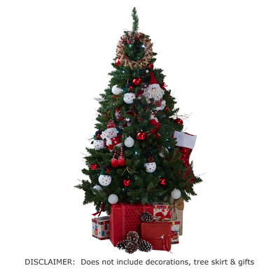Santa's Village Green Pine Cone Christmas Tree 1.5m