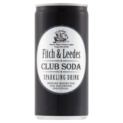 Fitch & Leedes Club Soda Can 200ml
