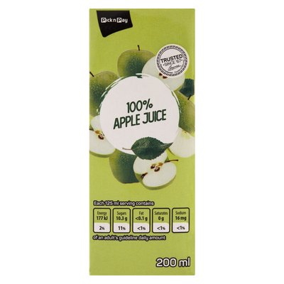 PnP Long Life Apple Juice 200ml