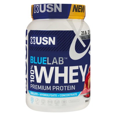 Usn Blue Lab 100% Premium Whey Strawberry 908g