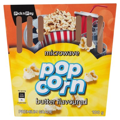 PnP Micro Popcorn Butter 100g