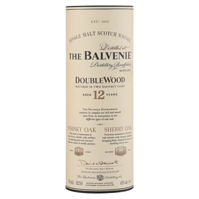The Balvenie 12yo Single Malt 750ml
