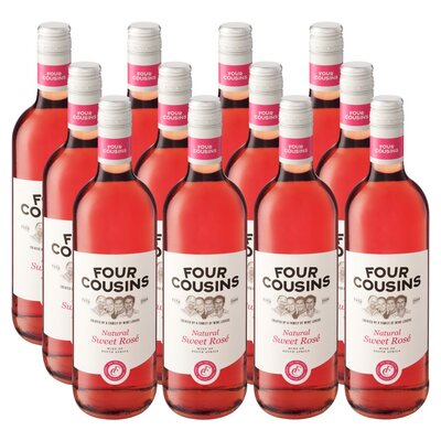 Four Cousins Natural Sweet Rose 750ml x 12