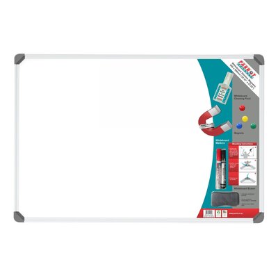 Parrot 900 x 600 mm Slimline Magnetic Whiteboard