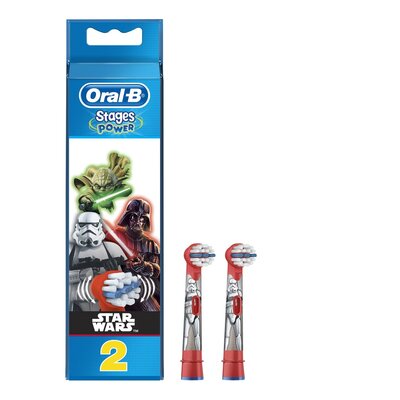 Oral-B Stages Power Kids Star Wars Replacement Brush Heads 2 Pack