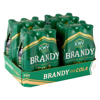 KWV Brandy & Cola 24 x 275ml
