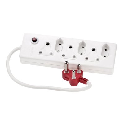 PnP Surge Multi Pack 6way 3m Extension