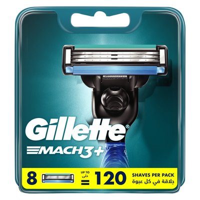 Gillette Mach 3 Razor Blades 8 Pack