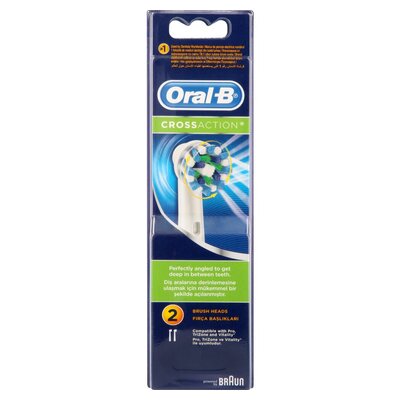 Oral-B Cross Action Brush Refill Heads 2 Pack