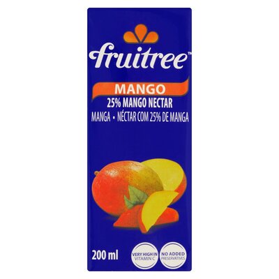 Fruitree Long Life Mango Fruit Juice Nectar 200ml