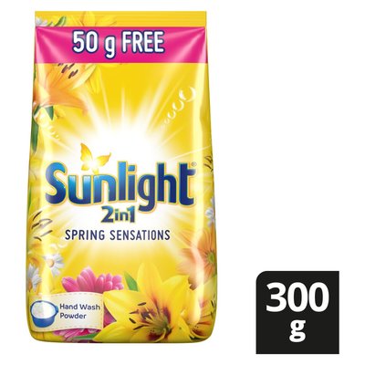 Sunlight Spring Sensations 2in1 Hand Washing Powder Detergent 300g