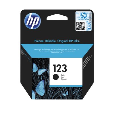 HP 123 Black Ink Cartridge