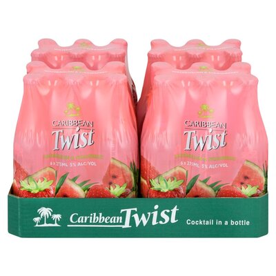Caribbean Twist Watermelon & Strawberry NRB 275ml x 24
