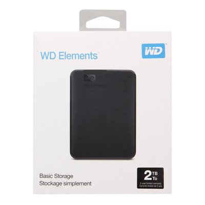Western Digital Elements Port 2TB Black