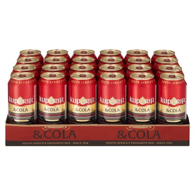 Klipdrift & Cola Can 24 x 440ml