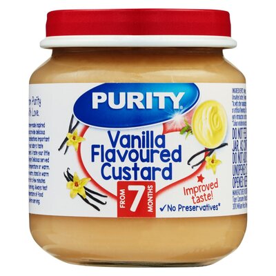 Purity Jar Vanilla Custard 200ml from 8 Months