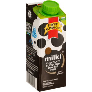 First Choice Milki UHT Chocolate Flavoured Milk Carton 250ml