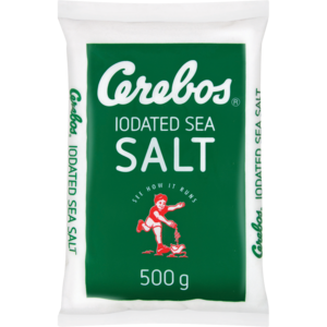Cerebos Iodated Sea Salt Pack 500g