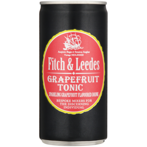 Fitch & Leedes Grapefruit Flavoured Soft Drink Can 200ml