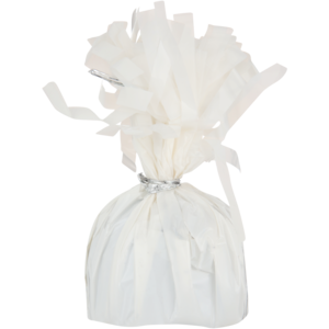 Party Xpress White Foil Balloon Weight