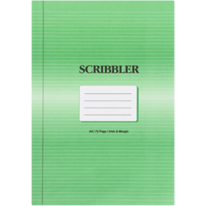A4 Scribbler Irish & Margin Exercise Book 72 Page
