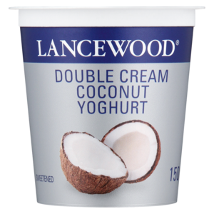 LANCEWOOD Coconut Flavoured Double Cream Yoghurt 150g