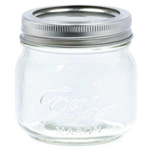 Eerin '633 Clear Mason Jar 250ml