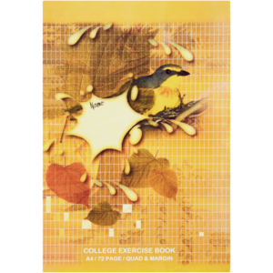 Scholar A4 Quad & Margin College Exercise Book 72 Page
