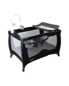 Baby Things Campcot With Bass - Charcoal