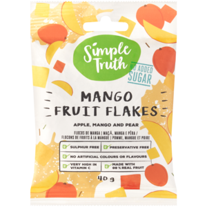 Simple Truth Mango Fruit Flakes 40g