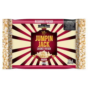 Jumpin Jack Salted Gourmet Microwave Popcorn 85g