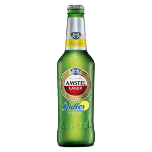 Amstel Lager Radler Beer With Lemon Juice Bottle 330ml