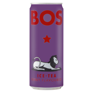 BOS Berry Flavoured Ice Tea Can 300ml