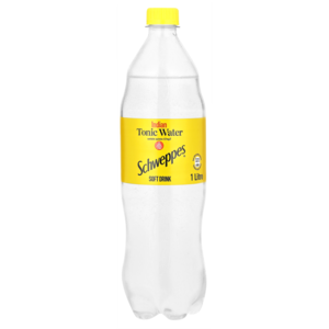 Schweppes Tonic Water Soft Drink Bottle 1L