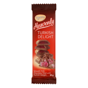Heavenly Turkish Delight Chocolate Slab 80g