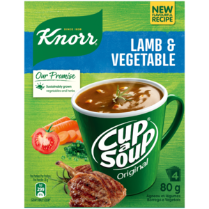 Knorr Cup-a-Soup Lamb And Vegetable Instant Soup 4 x 20g