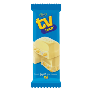 Beacon TV Bar White Chocolate Slab 80g