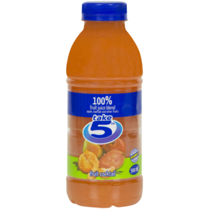 Take 5 Fruit Cocktail 100% Fruit Juice Blend 500ml