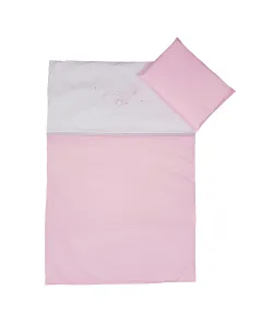 Cabbage Creek 3 Piece Cot Set - Pink Stars