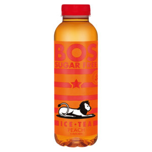 BOS Sugar Free Peach Flavoured Ice Tea Bottle 500ml