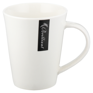 Brilliant White Trumpet Coffee Mug