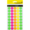 TOWER Multicoloured Fluorescent Self Adhesive Round Labels 19mm 120 Piece