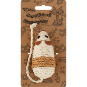 Petshop Super Natural Mouse Sisal Cat Toy