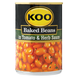 KOO Baked Beans In Tomato & Herb Sauce Can 410g