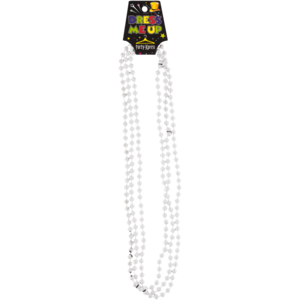 Party Xpress Dress Me Up Silver Beads Necklaces 3 Pack