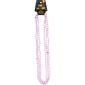 Party Xpress Dress Me Up Pink Beads Necklaces 3 Pack