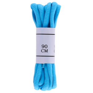 Millor Neon Blue Oval Shoelaces 90cm